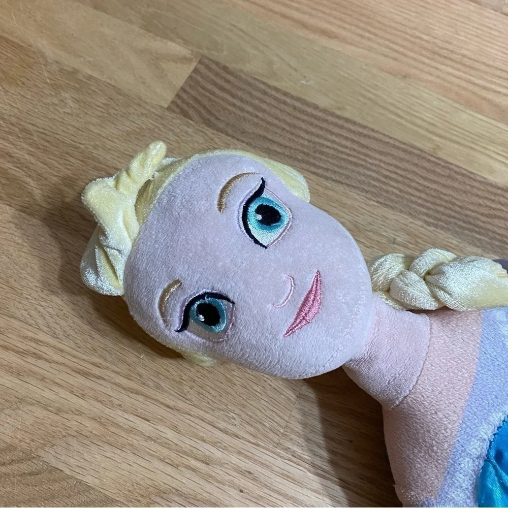 Disney Elsa Large 24” Plush Doll Stuffed Blue Kids Toy Frozen Princess